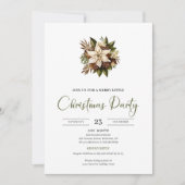 Minimal Neutral Earthy Rustic Watercolor Holiday Kaart (Voorkant)