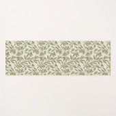 Minimal Olive Branch Pattern Yogamat (Voorkant (horizontaal))