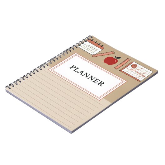 Minimal Pastel Hoesje Notitieboek (Linkerzijde)