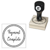 Minimal "Payment Complete"  Rubberstempel (Gestempeld)
