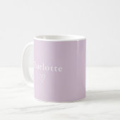 Minimal Personalized Name Mug (Devant gauche)