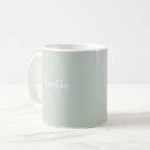Minimal Personalized Name Mug (Devant gauche)