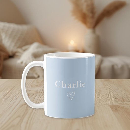 Minimal Personalized Name Mug Koffiemok