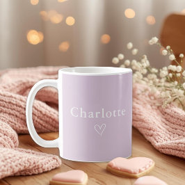 Minimal Personalized Name Mug Koffiemok