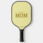 Minimal Personalized Pickleball Mom Custom Name  Paddle (Voorkant)