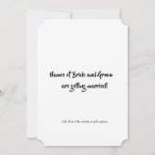 Minimal Photo Save the Date Custom Modern (Dos)