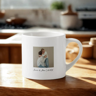 Minimal Photo Template Mother's Day Mug Espresso Kop