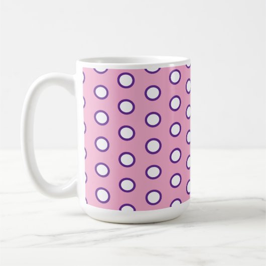Minimal Polka Dot coffee mug (Gauche)