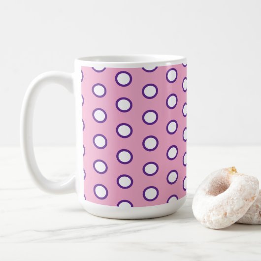 Minimal Polka Dot coffee mug Koffiemok (Met donut)