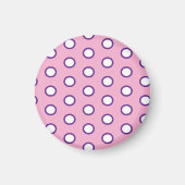 Minimal Polka Dot magnet Magneet (Voorkant)