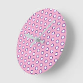 Minimal Polka Dot round clock Ronde Klok (Hoek)