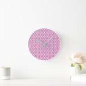Minimal Polka Dot round clock Ronde Klok (Huis)