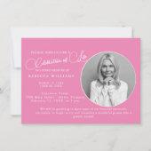 Minimal pour sa célébration de la vie Invitation (Devant)