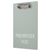 Minimal Prioritize You Quote Ash Colour Klembord (Links)