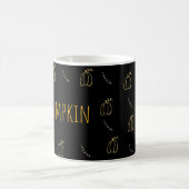 Minimal Pumpkin Line Art Mug (Centre)