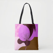Minimal Purple Flower Tote Bag – Modern Floral Des (Devant)