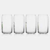 Minimal Rustic Strawberry Sketch van CallisC Arts Blikvorm Glas (Links)