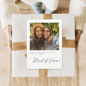 Minimal serez-vous ma servante d'honneur Carte de