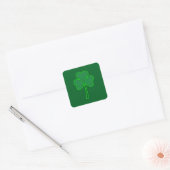 Minimal Shamrock St Patrick’s Day - Autocolante Vierkante Sticker (Envelop)