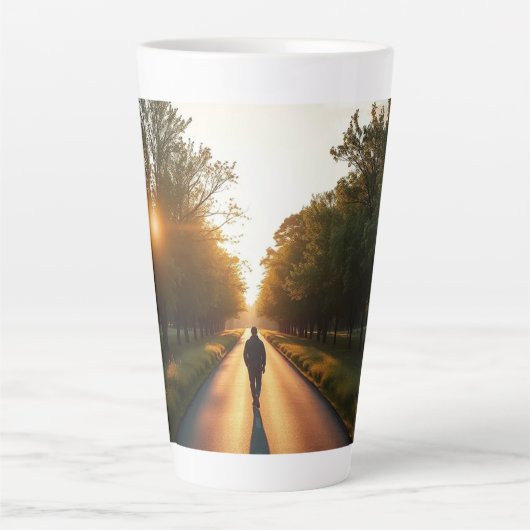 Minimal Silhouette Latte Mug (Devant)