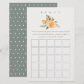 Minimal Sinaasappel Botanisch Vrijgezellenfeest Bi (Voorkant / Achterkant)