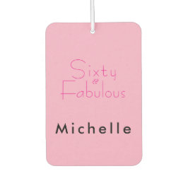 Minimal Sixty & Fabulous 60th Birthday Party Luchtverfrisser