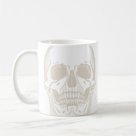 Minimal Skull Coffee eerste Mok
