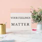 Minimal Therapy Office Poster – Your Feelings Matt (Mariage)