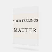 Minimal Therapy Office Poster – Your Feelings Matt (Angle)