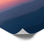 Minimal Twilight Sky Landscape Art Print (Hoek)