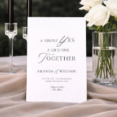 Minimal Typography Wedding Invitation Template