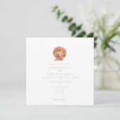 Minimal Watercolor ScaIlop Shell Invitation (Debout devant)