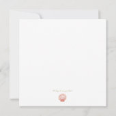 Minimal Watercolor ScaIlop Shell Invitation (Dos)