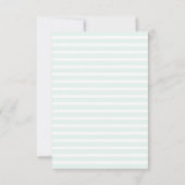 Minimal Wedding Invitation Card with Stripe Border (Dos)