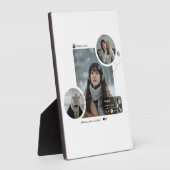 Minimal Winter Aesthetic Photo Collage Fotoplaat (Zijkant)