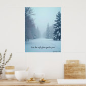 Minimal Winter Calm Poster – Neutral Wall Art (Keuken)