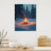 Minimal Winter Calm Poster – Neutral Wall Art (Keuken)