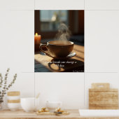 Minimal Winter Calm Poster – Neutral Wall Art (Cuisine)