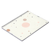 Minimal Winter Dot Pattern, Soft Cozy Neutrals Notitieboek (Linkerzijde)