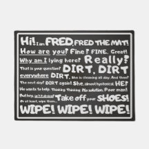 Minimal, Witty - Fred the Mat, Jouw humoristische 