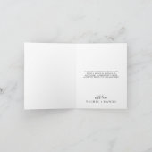 Minimale 3-fotocollage - Hartelijk dank - kaart (Binnen)