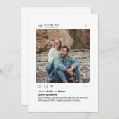 Minimale aangepaste installatiescherm voor install save the date (Voorkant / Achterkant)