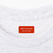 Minimale aangepaste, moderne, persoonlijke kleding labels (Aangebracht)