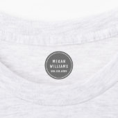 Minimale aangepaste, moderne, persoonlijke kleding labels (Aangebracht)