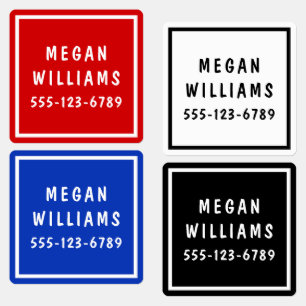 Minimale aangepaste, moderne, persoonlijke kleding labels