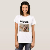 Minimale aangepaste MOOD Funny Add Photo T-shirt (Voorkant volledig)