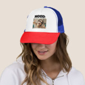 Minimale aangepaste MOOD Funny Add Photo Trucker Pet (In situ)