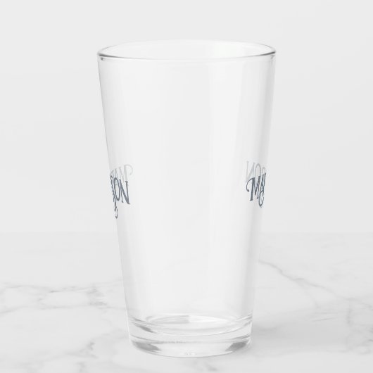 Minimale aangepaste naam glas (Rechts)