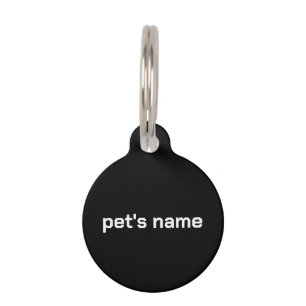 Minimale aangepaste naam hond en kat huisdier ID-t Huisdierpenning