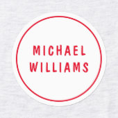Minimale aangepaste persoonlijke naam labels (Design 2)